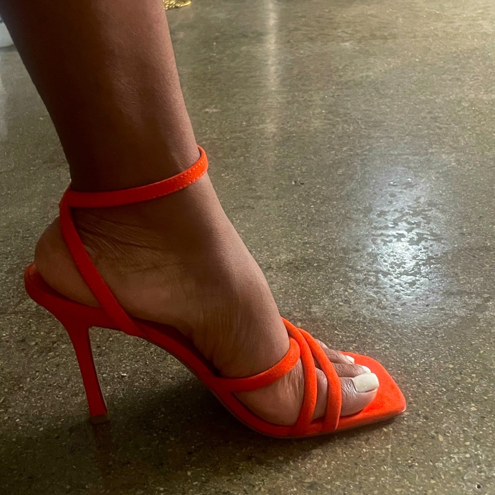 Mango Orange Heels
